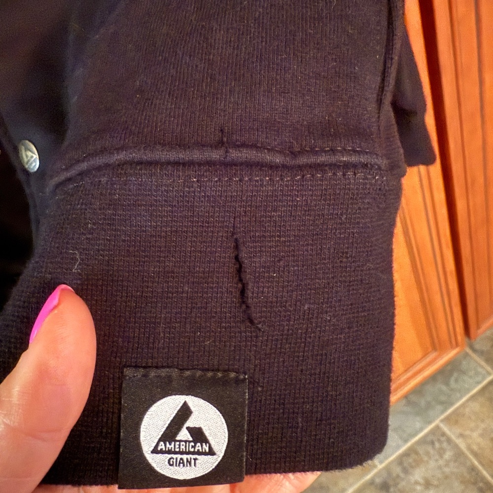 NWOT American Giant Black Jacket S - Picture 3 of 5